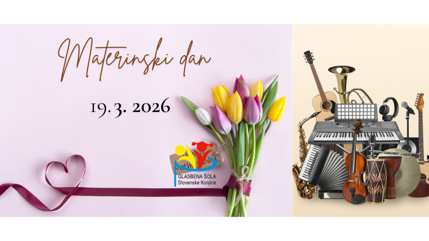 Nastop učencev glasbene šole ob materinskem dnevu